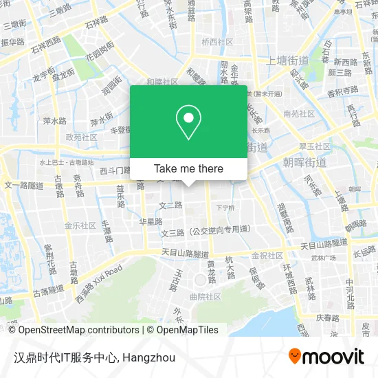 汉鼎时代IT服务中心 map