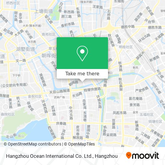 Hangzhou Ocean International Co. Ltd. map