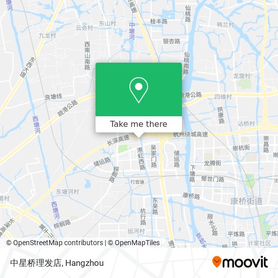 中星桥理发店 map