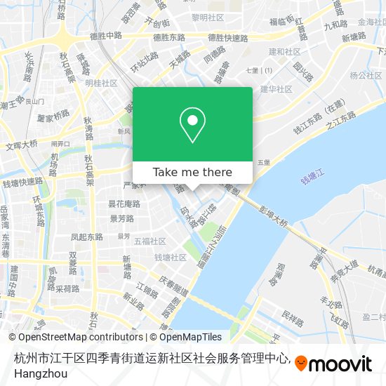 杭州市江干区四季青街道运新社区社会服务管理中心 map