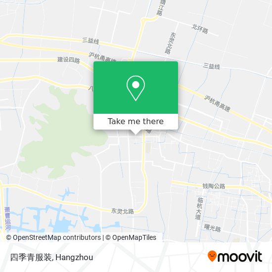 四季青服装 map
