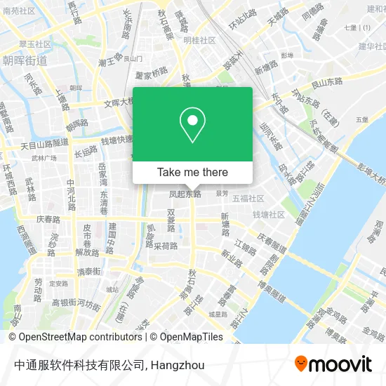 中通服软件科技有限公司 map