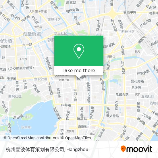 杭州壹波体育策划有限公司 map