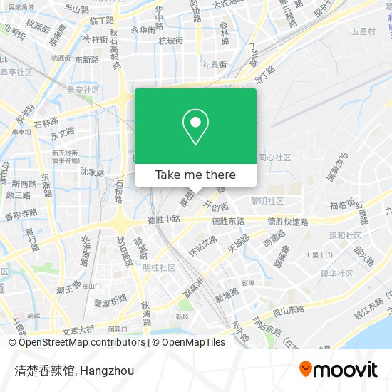 清楚香辣馆 map