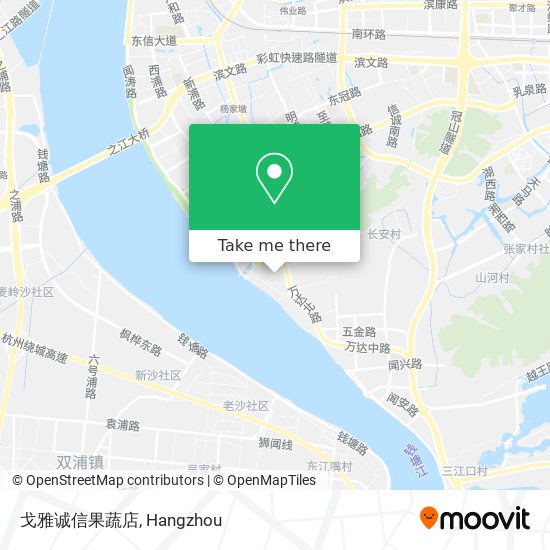 戈雅诚信果蔬店 map