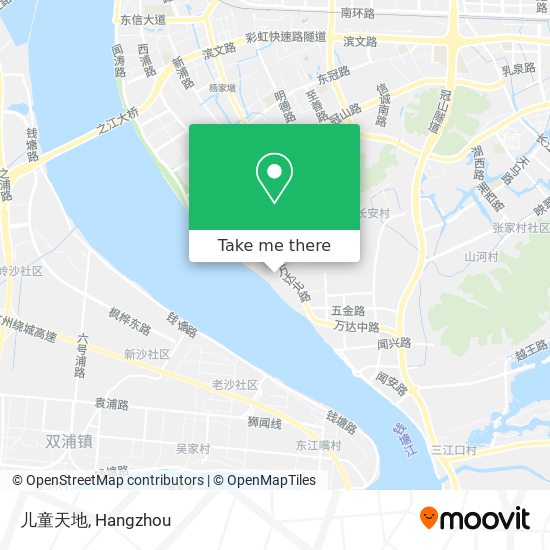 儿童天地 map