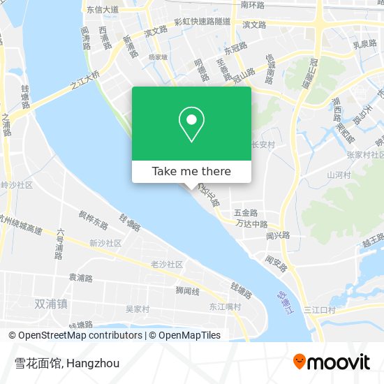 雪花面馆 map