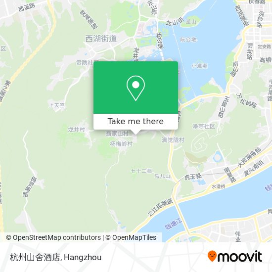 杭州山舍酒店 map