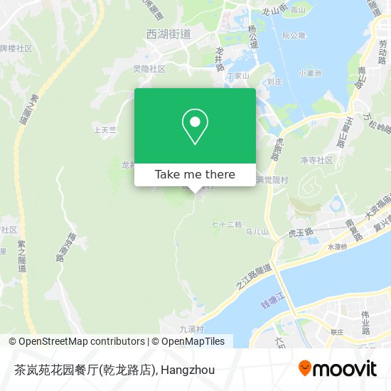 茶岚苑花园餐厅(乾龙路店) map