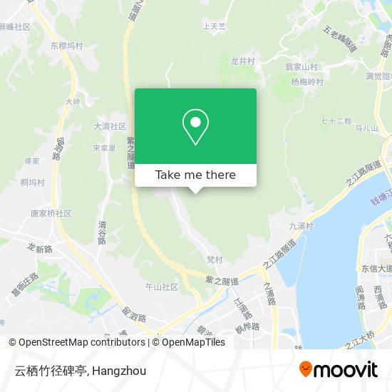 云栖竹径碑亭 map