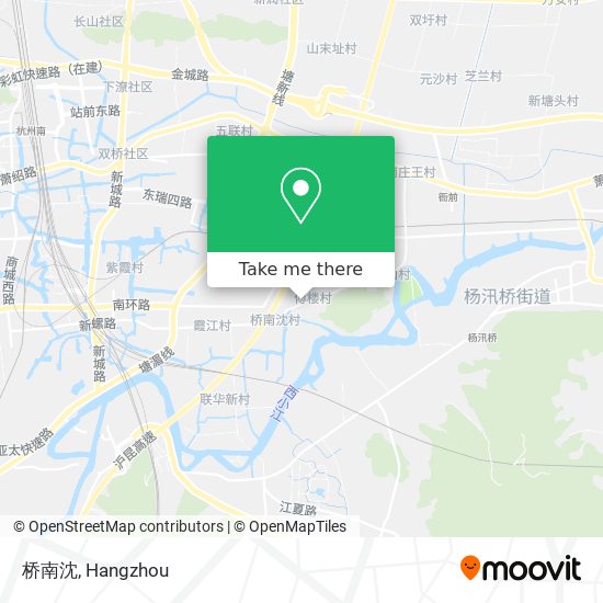 桥南沈 map