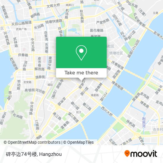 碑亭边74号楼 map