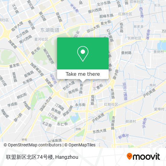 联盟新区北区74号楼 map