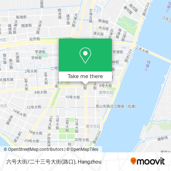 六号大街/二十三号大街(路口) map