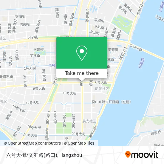 六号大街/文汇路(路口) map