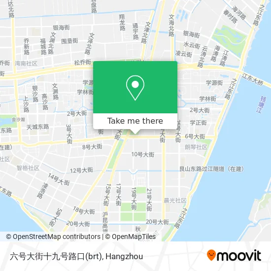 六号大街十九号路口(brt) map