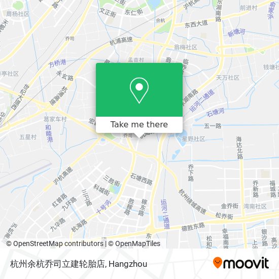 杭州余杭乔司立建轮胎店 map