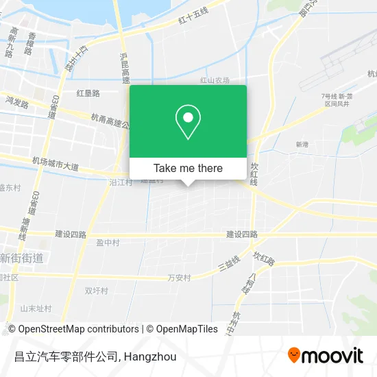 昌立汽车零部件公司 map
