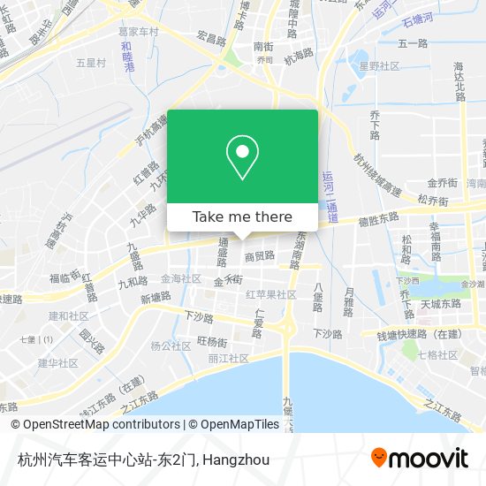 杭州汽车客运中心站-东2门 map