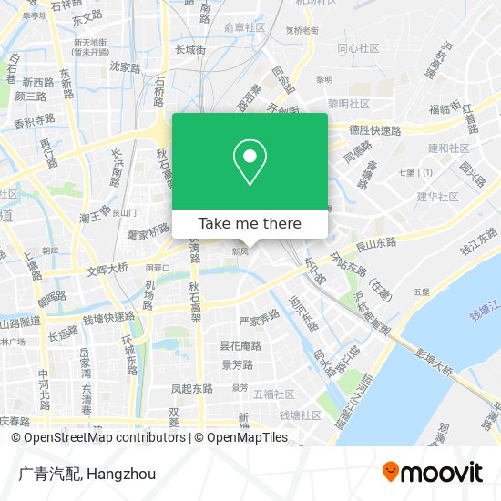 广青汽配 map