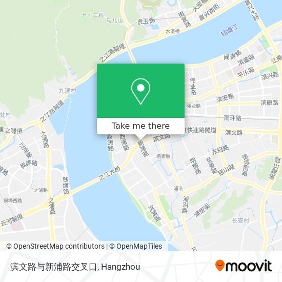 滨文路与新浦路交叉口 map