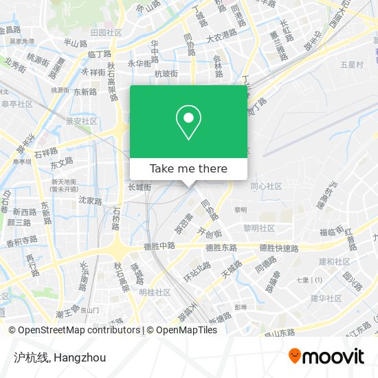 沪杭线 map