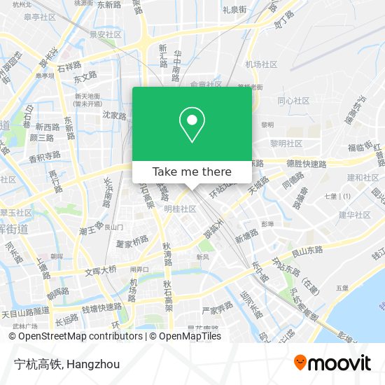 宁杭高铁 map