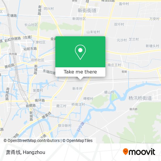 萧甬线 map