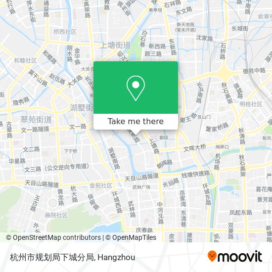 杭州市规划局下城分局 map