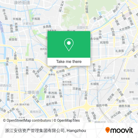 浙江安信资产管理集团有限公司 map
