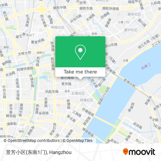 景芳小区(东南1门) map