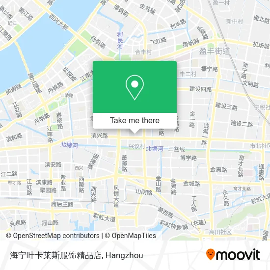 海宁叶卡莱斯服饰精品店 map
