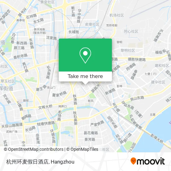 杭州环麦假日酒店 map