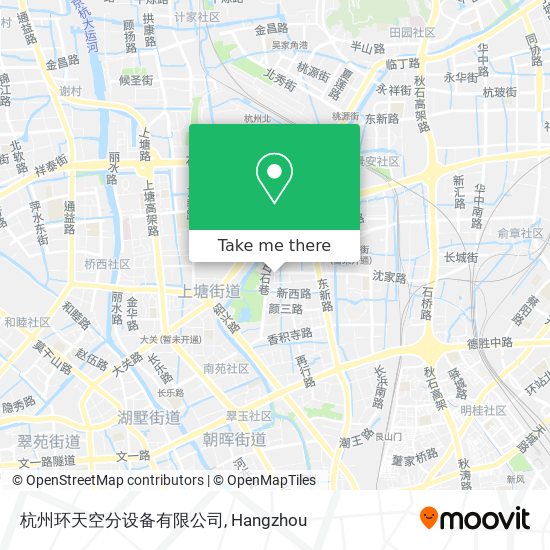 杭州环天空分设备有限公司 map