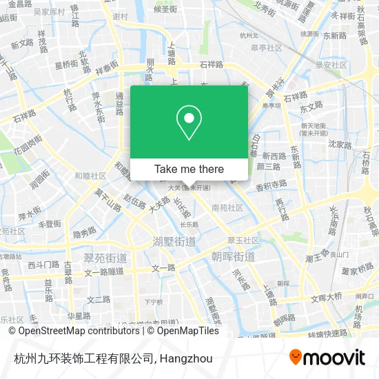 杭州九环装饰工程有限公司 map