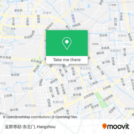 蓝爵尊邸-东北门 map