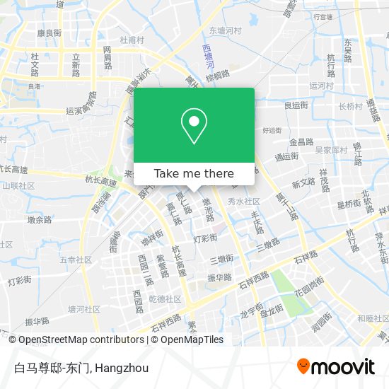白马尊邸-东门 map