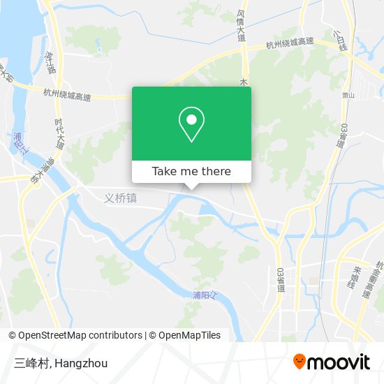 三峰村 map
