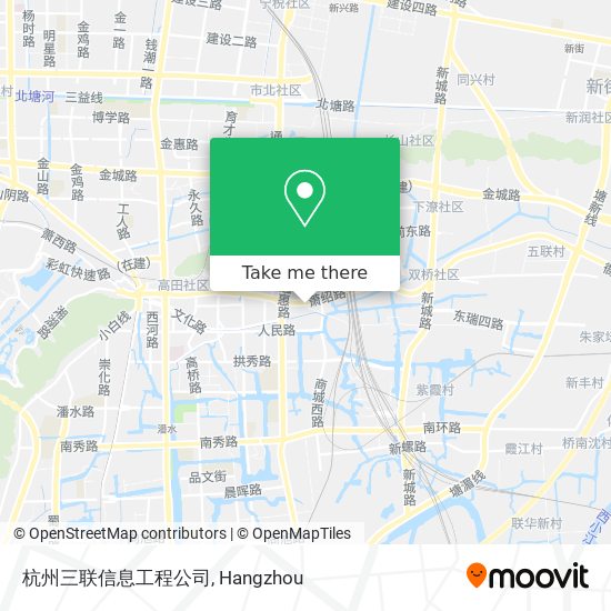 杭州三联信息工程公司 map