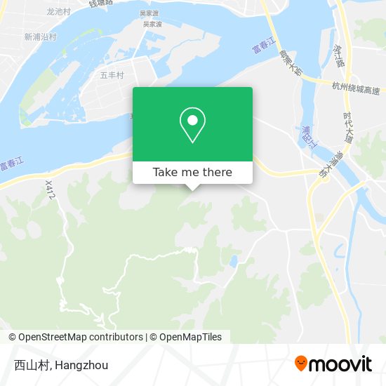 西山村 map
