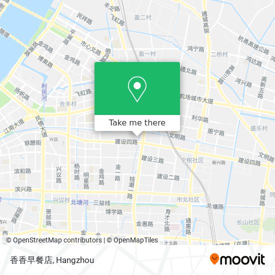 香香早餐店 map