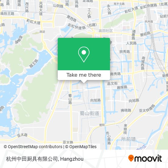杭州中田厨具有限公司 map