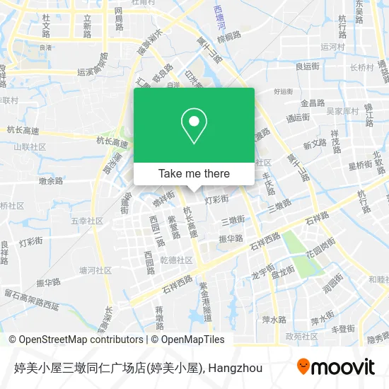 婷美小屋三墩同仁广场店 map