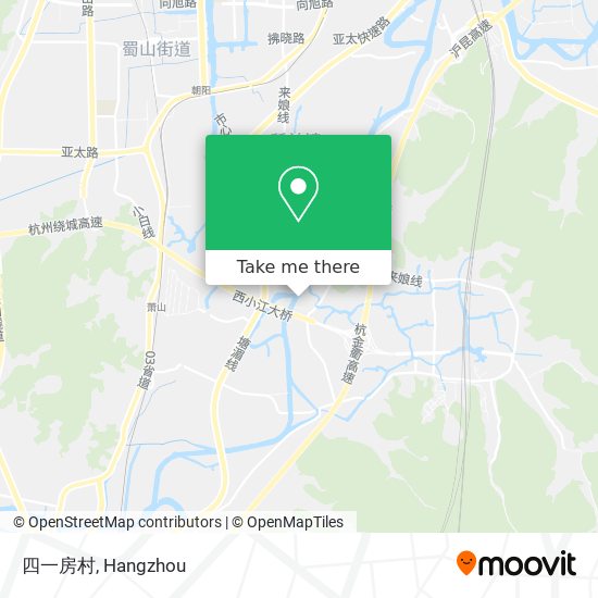 四一房村 map