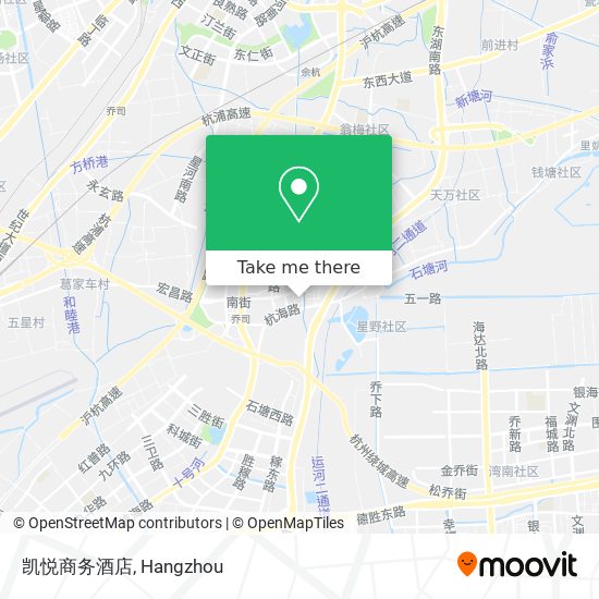 凯悦商务酒店 map