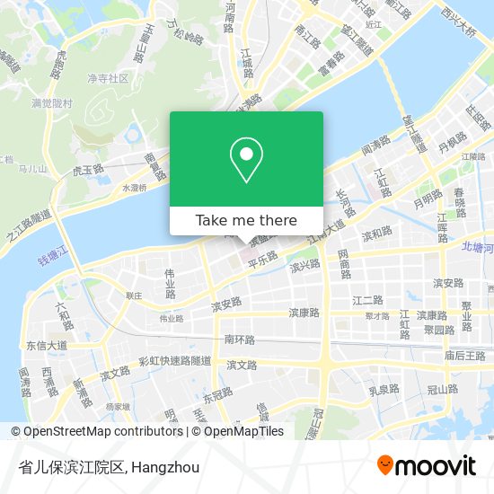 省儿保滨江院区 map