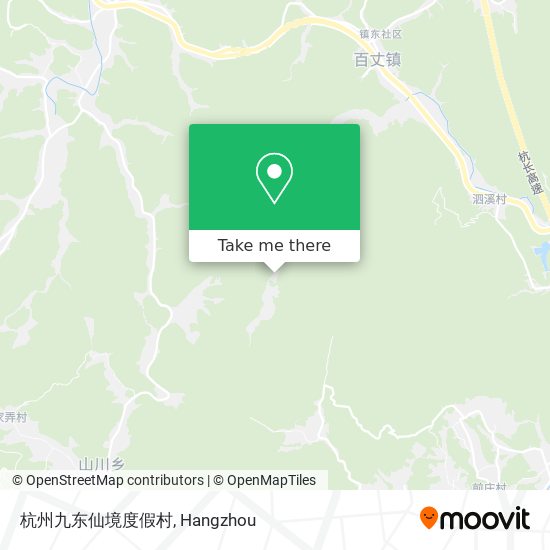 杭州九东仙境度假村 map
