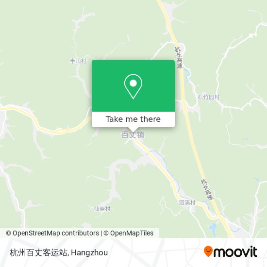 杭州百丈客运站 map