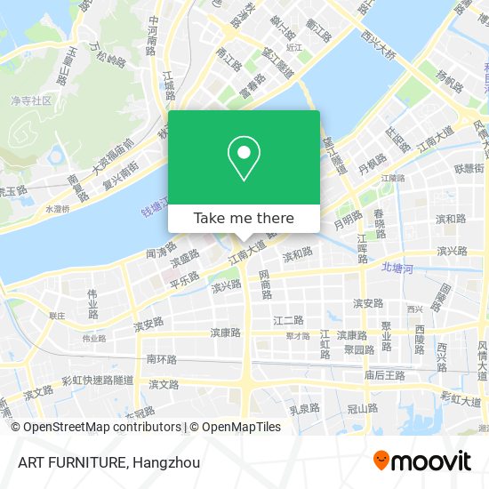 ART FURNITURE map