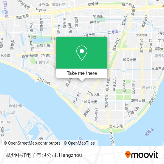 杭州中好电子有限公司 map